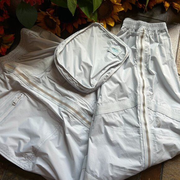 FPM Rain Check Packable Waterproof Cargo-Style Joggers in Sky/Ciel Blue - Picture 15 of 15